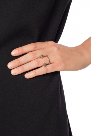 Double ring with a skull motif, zdjęcie 2 Double ring with a skull motif od Alexander McQueen